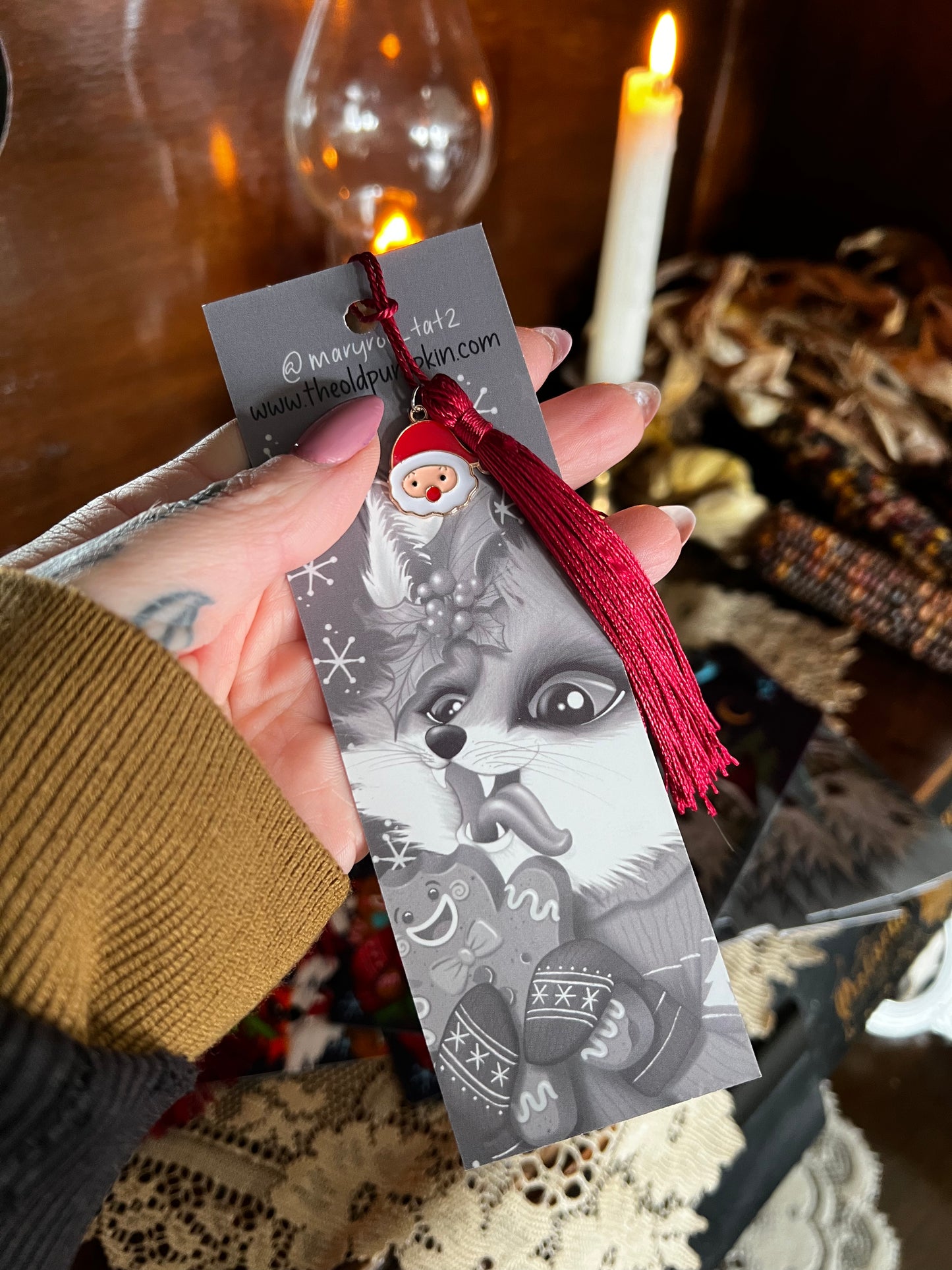 Xmas Cutie Fox Bookmarks