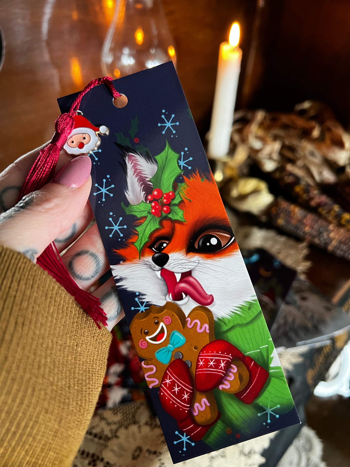 Xmas Cutie Fox Bookmarks