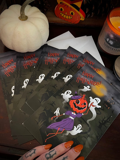 Spooky postal cards