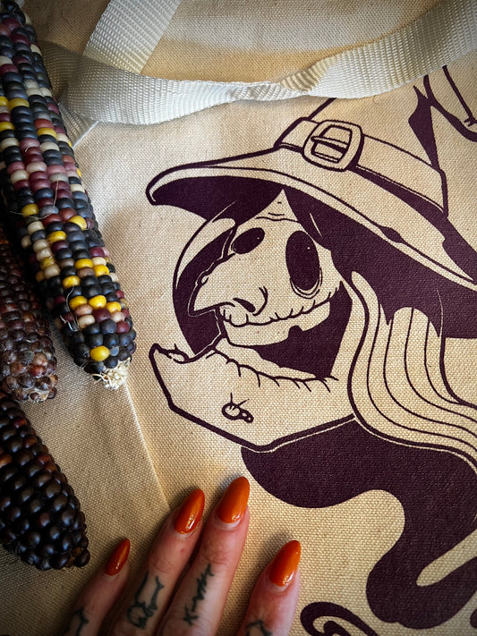 The Old Witch tote bag